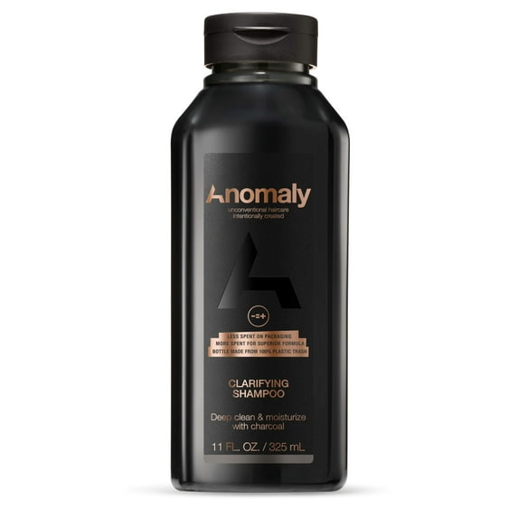 Anomaly Haircare Clarifying Shampoo with Charcoal and Eucalyptus for Build Up 11 fl oz