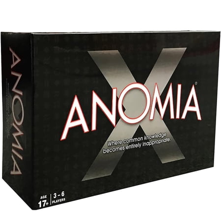 Anomia X - Adults Party Card Game, Where Common Knowledge Becomes Inappropriate, Funny Fasted-Paced Gameplay, NSFW, Ages 17+, 3-6 Players