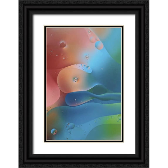 Anon, Ellen 11x14 Black Ornate Wood Framed with Double Matting Museum Art Print Titled - USA, Pennsylvania, Erie Oil abstract