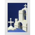 thumbnail image 1 of Anon, Josh 17x24 White Modern Wood Framed Museum Art Print Titled - Greece, Santorini Greek church and its bells, 1 of 4