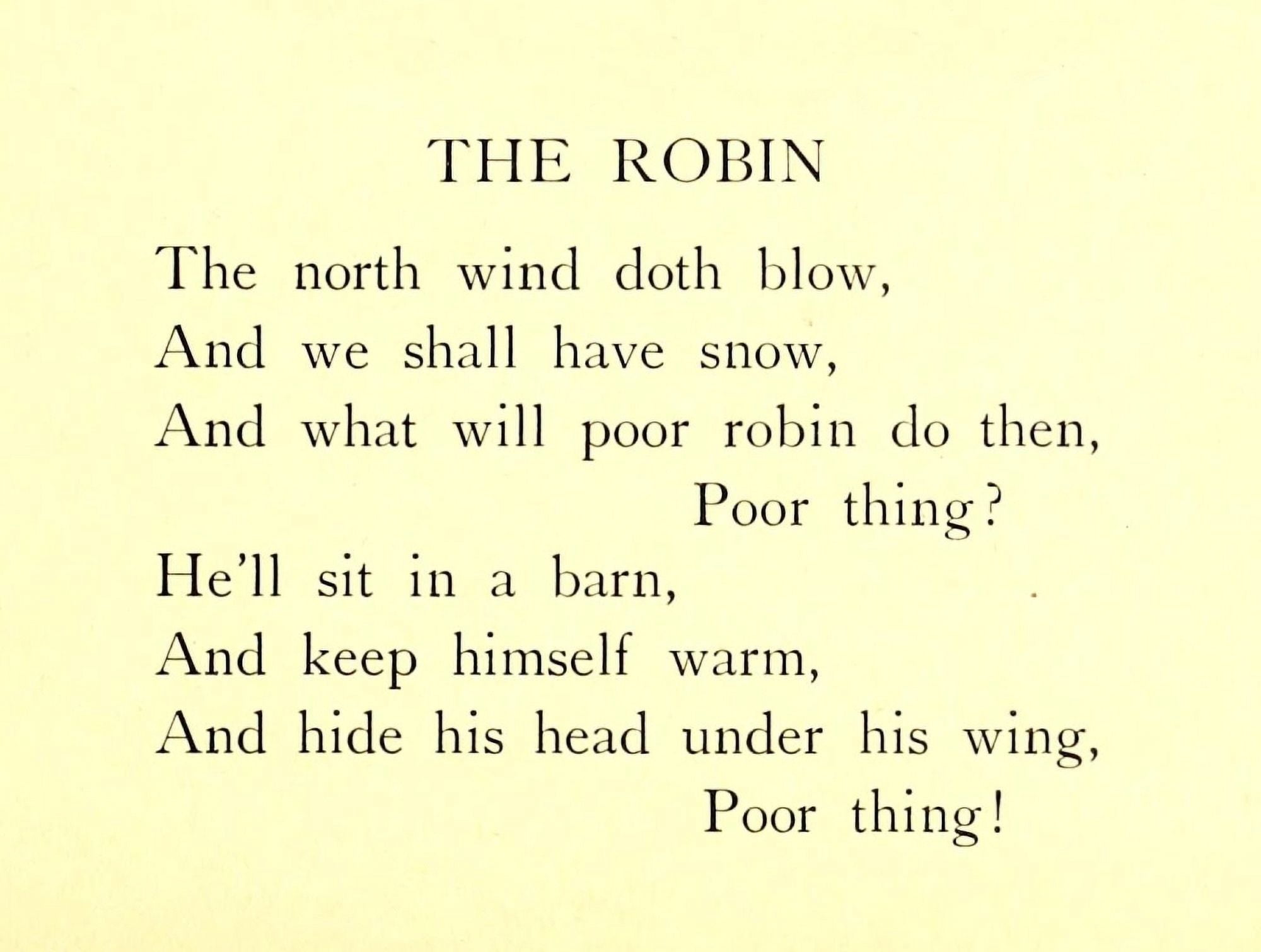 Anon The Real Mother Goose 1916 The Robin Canvas Art - Anon (18 x 24)