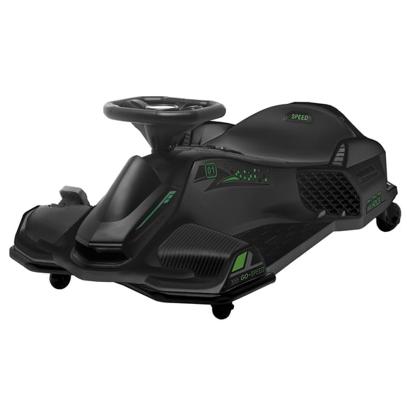 Anoncndin Electric Go Kart 24V, 180W Brushless Motor, Electric Go Carts for Ages 8+, 7.5 MPH Drift Car, Ride on Vehicle with 7Ah Battery, Backyard Play, 35.4"L x 20.9"W x 13.2"H