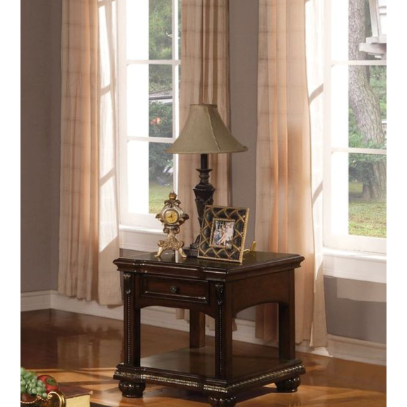 Anondale Cherry Finish End Table