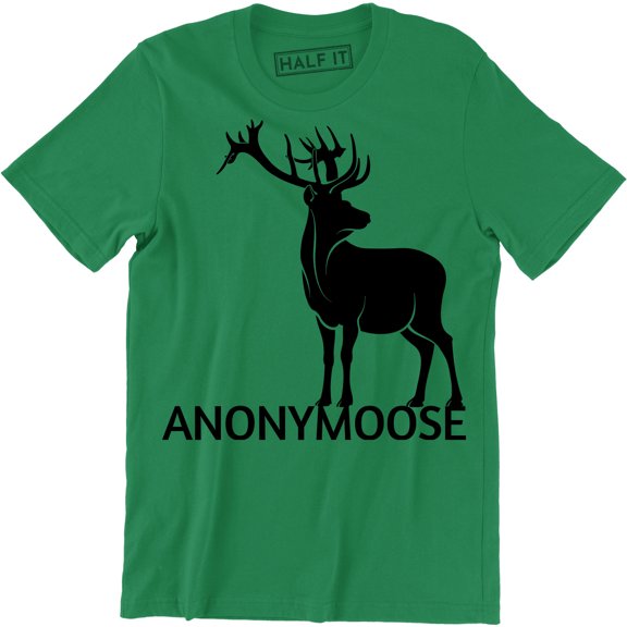 Anonymoose Funny Cool Moose Forest Animal Hilarious Gift Idea Men's T-Shirt