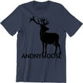 thumbnail image 1 of Anonymoose Funny Cool Moose Forest Animal Hilarious Gift Idea Men's T-Shirt, 1 of 4