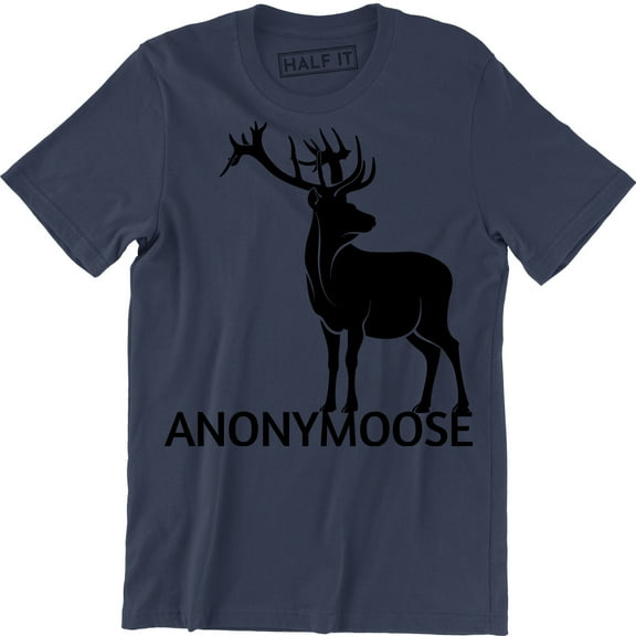 Anonymoose Funny Cool Moose Forest Animal Hilarious Gift Idea Men's T-Shirt