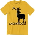 thumbnail image 1 of Anonymoose Funny Cool Moose Forest Animal Hilarious Gift Idea Men's T-Shirt, 1 of 4