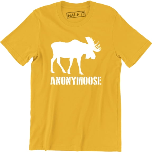 Anonymoose Moose Santa Claus Pet Forest Animal Hilarious Men's Tee Shirt