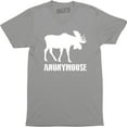 thumbnail image 1 of Anonymoose Moose Santa Claus Pet Forest Animal Hilarious Men's Tee Shirt, 1 of 4