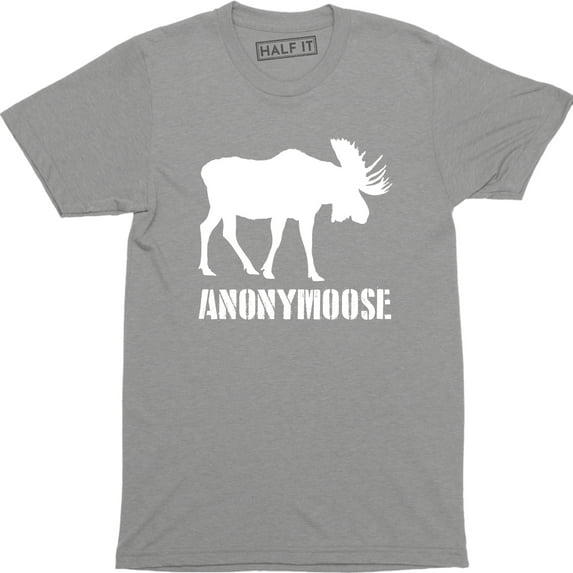 Anonymoose Moose Santa Claus Pet Forest Animal Hilarious Men's Tee Shirt