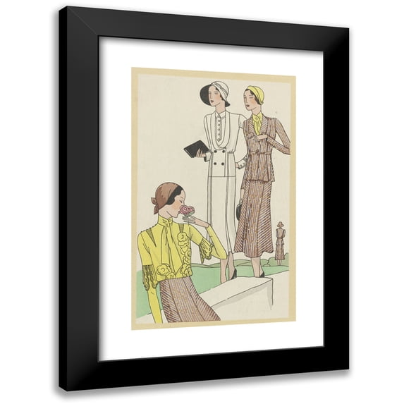 Anonymous 10x14 Black Modern Framed Museum Art Print Titled - Art - Taste - Beauty, Female Elegance Sheets, May 1931, No. 129, 11th Year, P. 13 (1931)