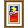 thumbnail image 1 of Anonymous 10x14 Gold Ornate Wood Frame and Double Matted Museum Art Print Titled - Moonbeam Brand Citrus Label (1940s), 1 of 4