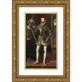 thumbnail image 1 of Anonymous 10x14 Gold Ornate Wood Frame and Double Matted Museum Art Print Titled - Porte of Emanuele Filiberto (18th Century), 1 of 4