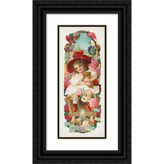 Anonymous 10x18 Black Ornate Wood Framed Double Matted Museum Art Print Titled - Golden Globe Brand Florida Citrus Fruit Label (1930-1950)