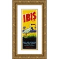 thumbnail image 1 of Anonymous 10x18 Gold Ornate Wood Frame and Double Matted Museum Art Print Titled - Ibis Brand Fruit Label (1930-1950), 1 of 4