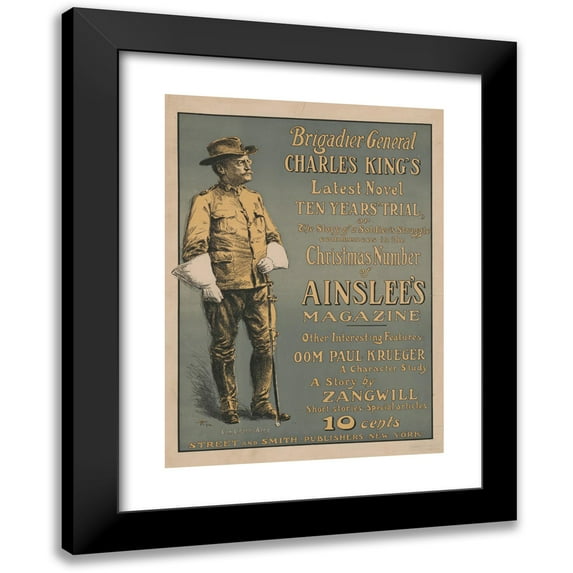 Anonymous 11x14 Black Modern Framed Museum Art Print Titled - Christmas Number of Ainslee's Magazine (1899)