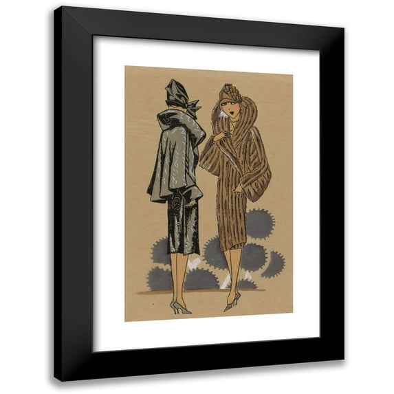 Anonymous 11x14 Black Modern Framed Museum Art Print Titled - Creations Simon Schwartz (1926)