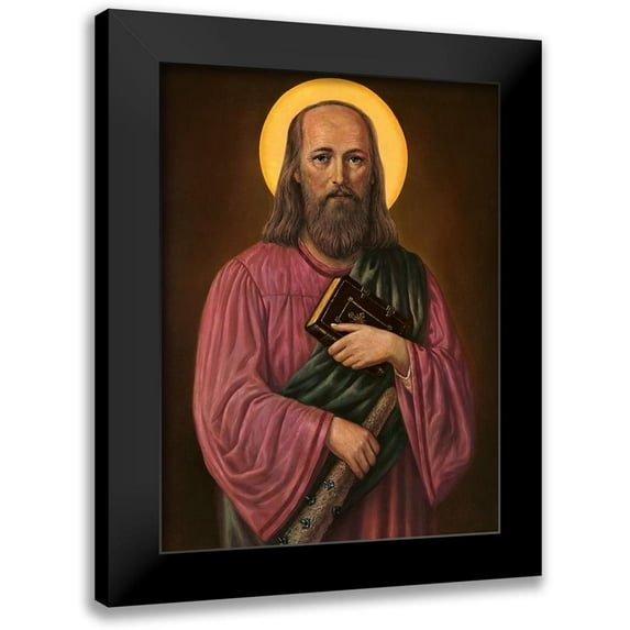 Anonymous 11x14 Black Modern Framed Museum Art Print Titled - HL. JUDAS THADDAEUS