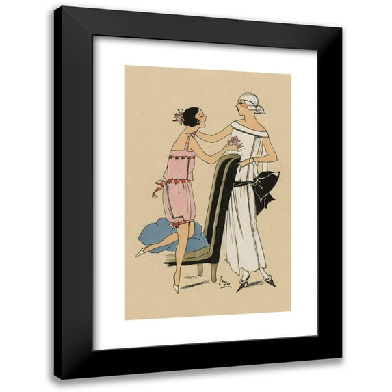 Anonymous 11x14 Black Modern Framed Museum Art Print Titled - Jerseris Fabrics .Sans Way (1923)