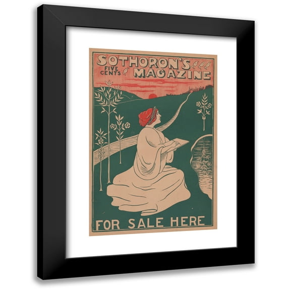 Anonymous 11x14 Black Modern Framed Museum Art Print Titled - Sothoron's Magazine (1910)