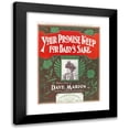 thumbnail image 1 of Anonymous 11x14 Black Modern Framed Museum Art Print Titled - Your Promise Keep for Baby's Sake (1899), 1 of 5