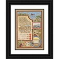 thumbnail image 1 of Anonymous 11x14 Black Ornate Wood Framed Double Matted Museum Art Print Titled: Addresses Presented to Lord Carrington Governor of New South Wales, Pl.09 (1888), 1 of 5