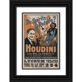 thumbnail image 1 of Anonymous 11x14 Black Ornate Wood Framed with Double Matting Museum Art Print Titled - Houdini, 1 of 4