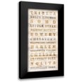 thumbnail image 1 of Anonymous 11x18 Black Modern Framed Museum Art Print Titled - NYC Wooden Districts Sign, 1 of 5