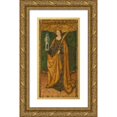 thumbnail image 1 of Anonymous 11x18 Gold Ornate Wood Frame and Double Matted Museum Art Print Titled - Saint Barbara (15th Century), 1 of 4