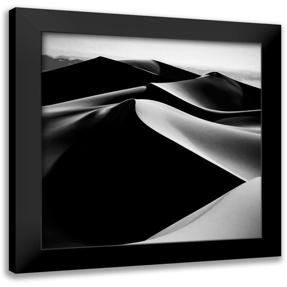Anonymous 12x12 Black Modern Framed Museum Art Print Titled - Sand Dunes