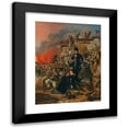 thumbnail image 1 of Anonymous 12x14 Black Modern Framed Museum Art Print Titled - Defense of a Linientor by National Guard, Academic Legion and Mobile Guard (1848), 1 of 5