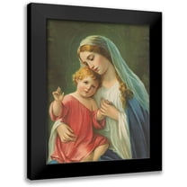 Anonymous 12x14 Black Modern Framed Museum Art Print Titled - MADONNA