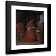 thumbnail image 1 of Anonymous 12x14 Black Modern Framed Museum Art Print Titled - Portrait of a Cardinal, Knight of Malta, 1 of 1