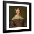 thumbnail image 1 of Anonymous 12x14 Black Modern Framed Museum Art Print Titled - Portrait of a Woman (1839), 1 of 5
