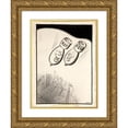 thumbnail image 1 of Anonymous 12x14 Gold Ornate Wood Frame and Double Matted Museum Art Print Titled - Ussr and Raf Bombs Falling Together on Factory and Docks (Between 1939 and 1946), 1 of 4