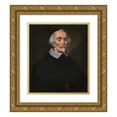 thumbnail image 1 of Anonymous 12x14 Gold Ornate Wood Frame and Double Matted Museum Art Print Titled - Portret Van Mathieu the Morgues (17th Century), 1 of 4