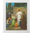 thumbnail image 1 of Anonymous 12x14 White Modern Wood Framed Museum Art Print Titled - JESUS, 1 of 4