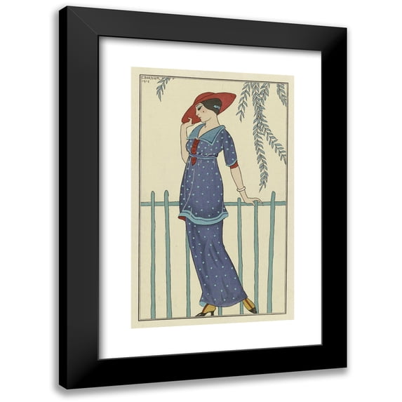 Anonymous 12x18 Black Modern Framed Museum Art Print Titled - Plag Tobe (1912)