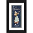 thumbnail image 1 of Anonymous 12x24 Black Ornate Framed Double Matted Museum Art Print Titled: Blooker Dutch Cocoa (1895), 1 of 5