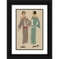 thumbnail image 1 of Anonymous 13x18 Black Ornate Wood Framed Double Matted Museum Art Print Titled - Coquettes. / a Short Jacket (1923), 1 of 5