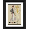 thumbnail image 1 of Anonymous 13x18 Black Ornate Wood Framed Double Matted Museum Art Print Titled - Excursion. - 1. Pleated Skirt (1923), 1 of 5