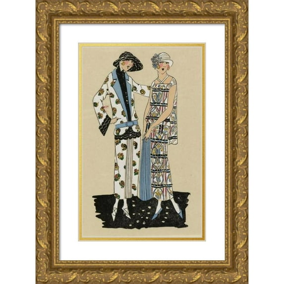 Anonymous 13x18 Gold Ornate Wood Frame and Double Matted Museum Art Print Titled - Sans-Souci. 1. Jersey Tailor (1923)