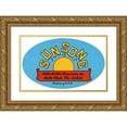 thumbnail image 1 of Anonymous 14x10 Gold Ornate Wood Frame and Double Matted Museum Art Print Titled - Sun Song Produce Label (1930-1950), 1 of 4