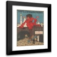 thumbnail image 1 of Anonymous 14x18 Black Modern Framed Museum Art Print Titled - Peace and Freedom Together (Caricature of Trotsky and Prikaz Odessa) (1915 - 1925), 1 of 5