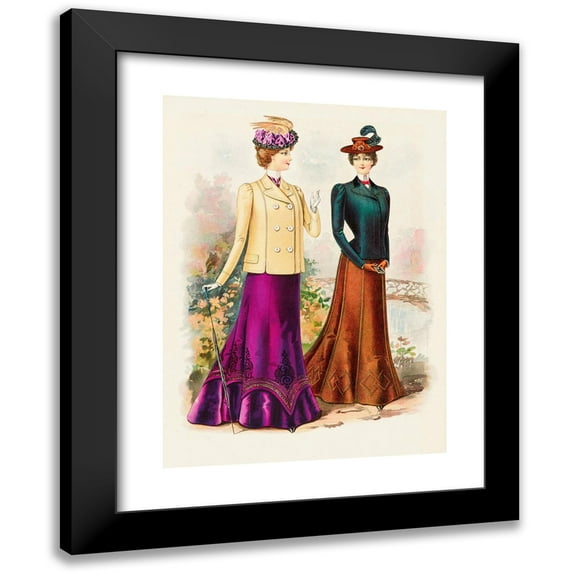 Anonymous 14x18 Black Modern Framed Museum Art Print Titled - Smart Street Toilettes for Autumn (1899)