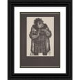 thumbnail image 1 of Anonymous 14x18 Black Ornate Wood Framed Double Matted Museum Art Print Titled - Print Fair (1962), 1 of 5