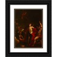 thumbnail image 1 of Anonymous 14x18 Black Ornate Wood Framed Double Matted Museum Art Print Titled - Tearing the Clothing of Chris - Flagellation (17th Century), 1 of 5