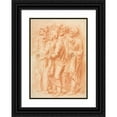 thumbnail image 1 of Anonymous 14x18 Black Ornate Wood Framed Double Matted Museum Art Print Titled - The Suppliants (18th Century?), 1 of 5