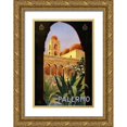 thumbnail image 1 of Anonymous 14x18 Gold Ornate Wood Framed with Double Matting Museum Art Print Titled - Palermo, 1 of 4