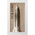 thumbnail image 1 of Anonymous 14x24 White Modern Wood Framed Museum Art Print Titled - Empire State, 1 of 4